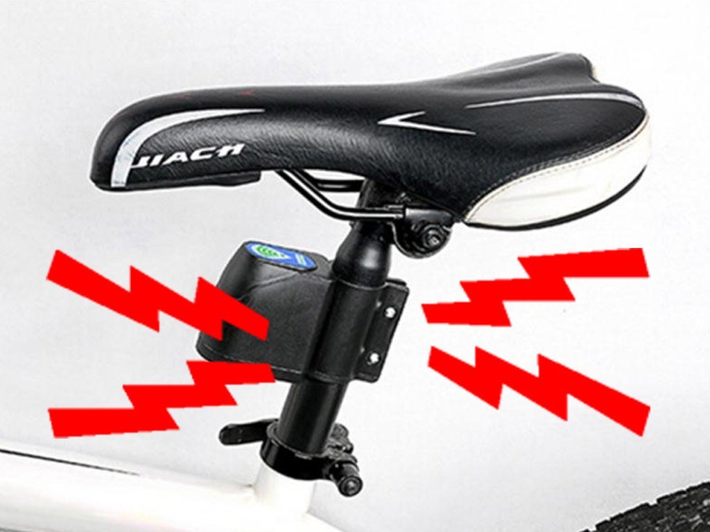 Alarmanlage für Fahrrad mit Sirene 110 DB. Versand GRATIS